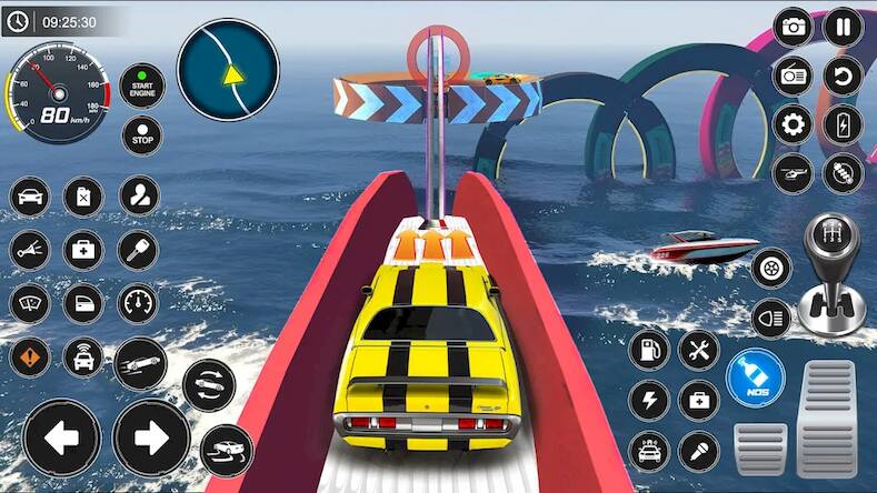 Скачать взломанную GT Сумасшедший Авто Stunt Игра [Много денег] MOD apk на Андроид