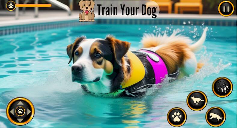 Скачать взломанную Dog Simulator: Dog Life Games [Много денег] MOD apk на Андроид