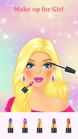 Скачать взломанную Makeup Girl : Salon Game [Мод меню] MOD apk на Андроид