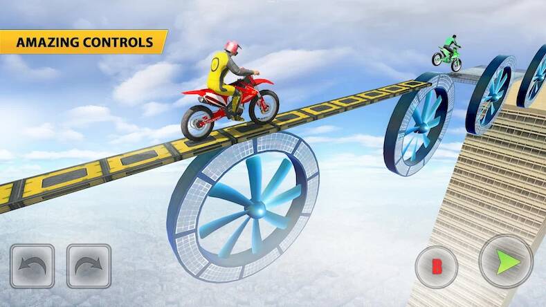 Скачать взломанную Bike Stunt Race 3D: Bike Games [Много денег] MOD apk на Андроид