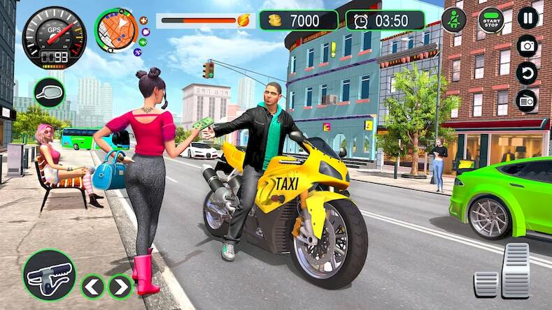 Скачать взломанную Flying Bike Driving Simulator [Бесплатные покупки] MOD apk на Андроид