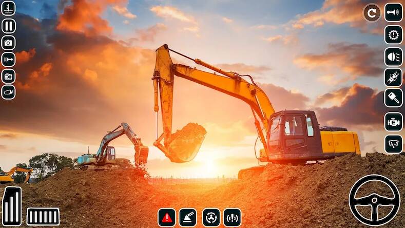 Скачать взломанную Build Brigade: Mighty Machines [Много монет] MOD apk на Андроид