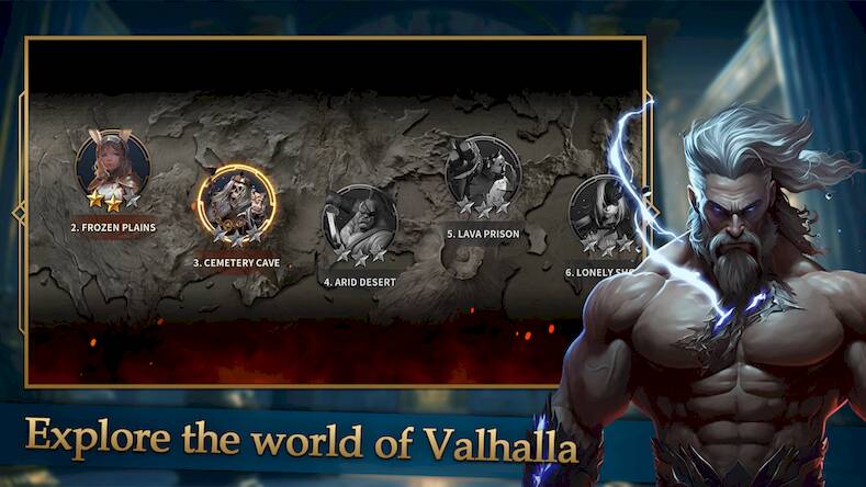 Скачать взломанную Gods Raid : Team Battle RPG [Много денег] MOD apk на Андроид
