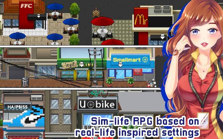 Скачать взломанную Citampi Stories: Love Life RPG [Бесплатные покупки] MOD apk на Андроид