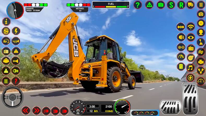 Скачать взломанную симулятор экскаватора jcb [Много монет] MOD apk на Андроид