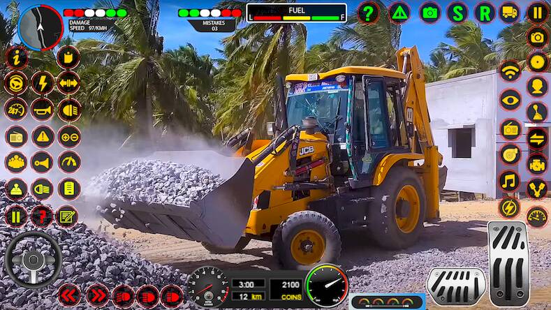 Скачать взломанную симулятор экскаватора jcb [Много монет] MOD apk на Андроид