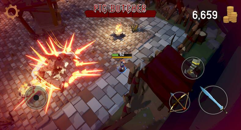 Скачать взломанную Rogue Slasher офлайн рогалик [Мод меню] MOD apk на Андроид