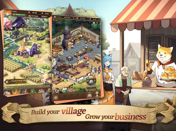 Скачать взломанную Isekai:Slow Life [Бесплатные покупки] MOD apk на Андроид