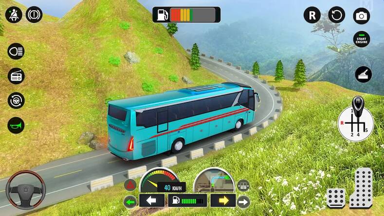 Скачать взломанную Bus Simulator Games: PVP Games [Много монет] MOD apk на Андроид