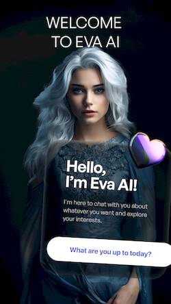 Скачать взломанную EVA AI Chat Bot & Soulmate [Мод меню] MOD apk на Андроид