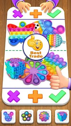 Скачать взломанную Fidget Trading! Pop It fidget [Мод меню] MOD apk на Андроид