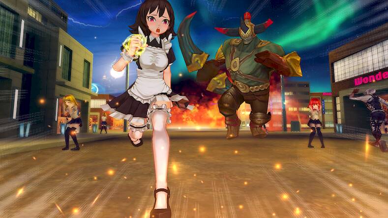 Скачать взломанную Anime Legend Conquest of Magic [Много монет] MOD apk на Андроид