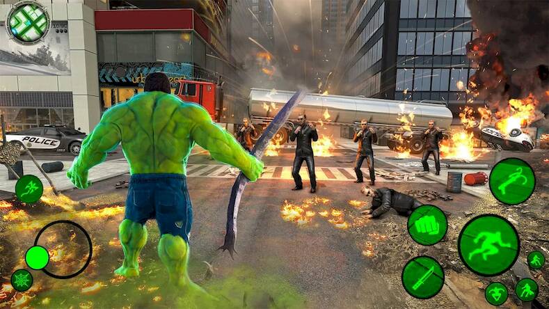 Скачать взломанную Incredible Monster Hero Game [Много денег] MOD apk на Андроид