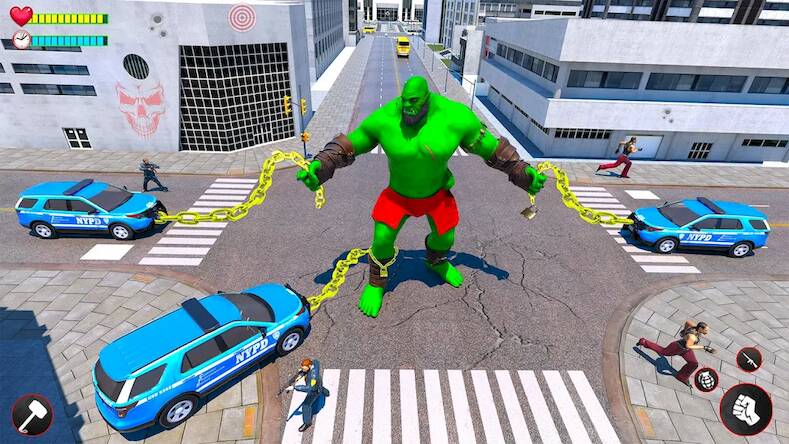 Скачать взломанную Incredible Monster Hero Game [Много денег] MOD apk на Андроид