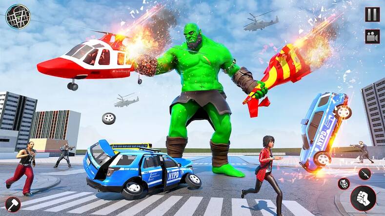Скачать взломанную Incredible Monster Hero Game [Много денег] MOD apk на Андроид