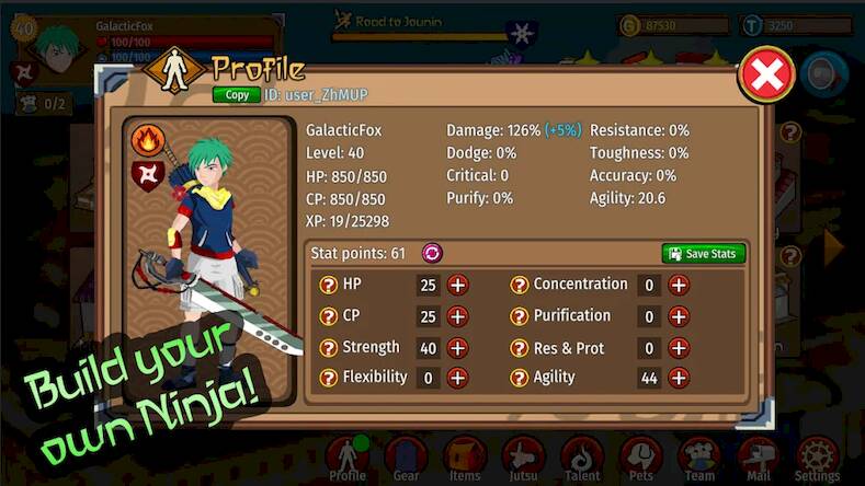 Скачать взломанную Ninja Master: A Shinobi Saga [Бесплатные покупки] MOD apk на Андроид