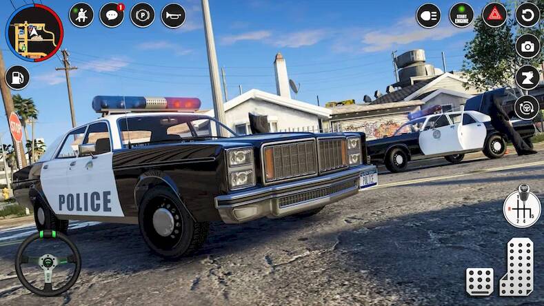 Скачать взломанную Police Car Chase: Police Games [Мод меню] MOD apk на Андроид
