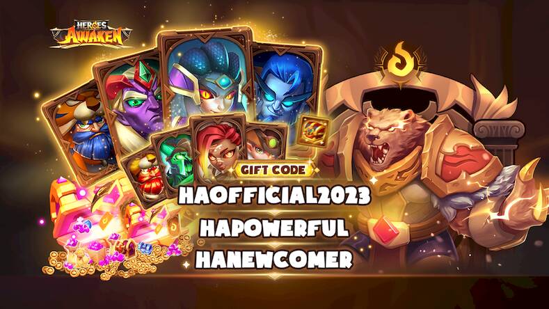 Скачать взломанную Heroes Awaken: Idle RPG [Много монет] MOD apk на Андроид