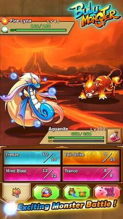 Скачать взломанную Bulu Monster [Бесплатные покупки] MOD apk на Андроид