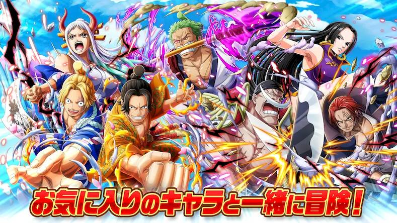 Скачать взломанную ONE PIECE トレジャークルーズ [Мод меню] MOD apk на Андроид