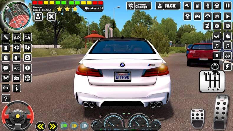 Скачать взломанную Автошкола - Автомобильные игры [Мод меню] MOD apk на Андроид