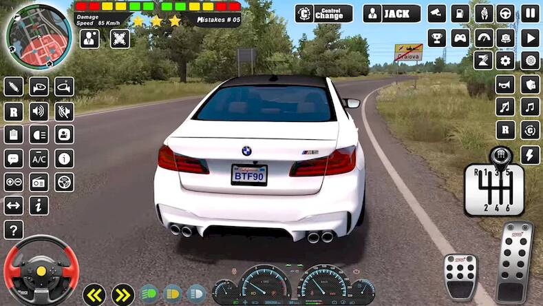 Скачать взломанную Автошкола - Автомобильные игры [Мод меню] MOD apk на Андроид