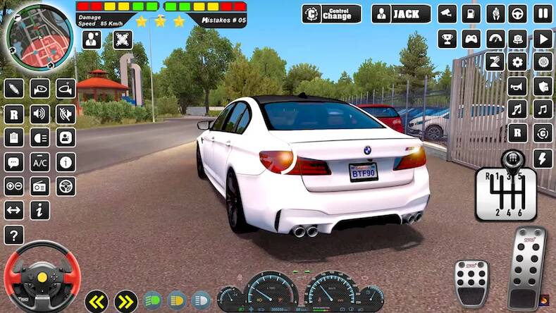 Скачать взломанную Автошкола - Автомобильные игры [Мод меню] MOD apk на Андроид