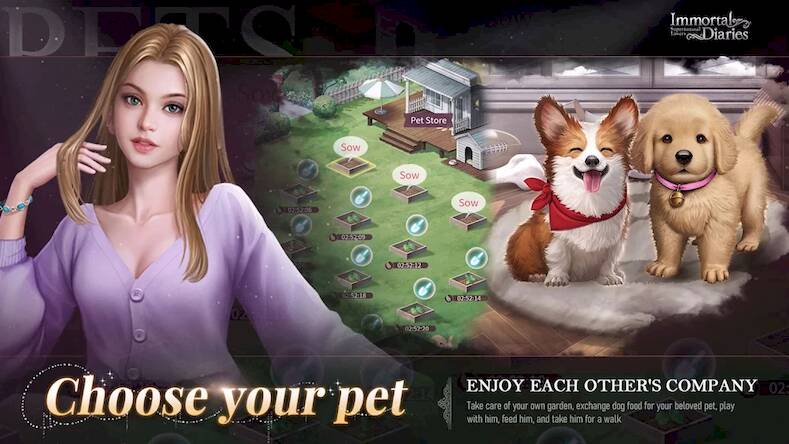 Скачать взломанную Immortal Diaries [Много монет] MOD apk на Андроид
