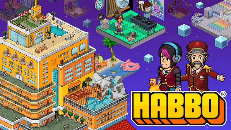 Скачать взломанную Habbo - Original Metaverse [Много монет] MOD apk на Андроид