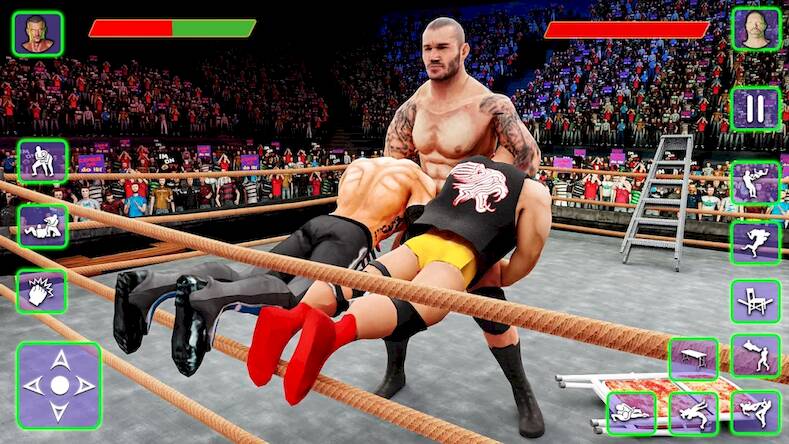 Скачать взломанную Gym Wrestling Fighting Game [Мод меню] MOD apk на Андроид