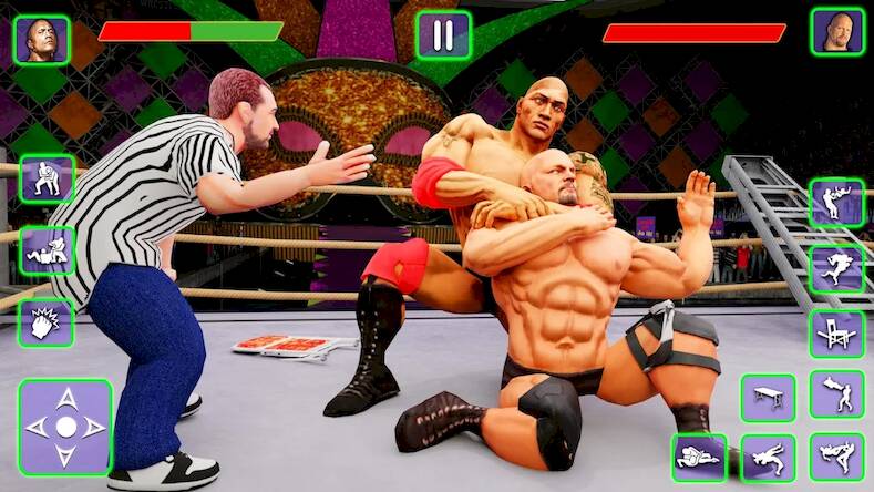 Скачать взломанную Gym Wrestling Fighting Game [Мод меню] MOD apk на Андроид
