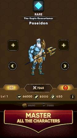 Скачать взломанную AgeOfGods [Бесплатные покупки] MOD apk на Андроид
