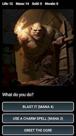 Скачать взломанную Dungeons and Decisions RPG [Много денег] MOD apk на Андроид