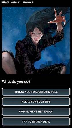 Скачать взломанную Dungeons and Decisions RPG [Много денег] MOD apk на Андроид