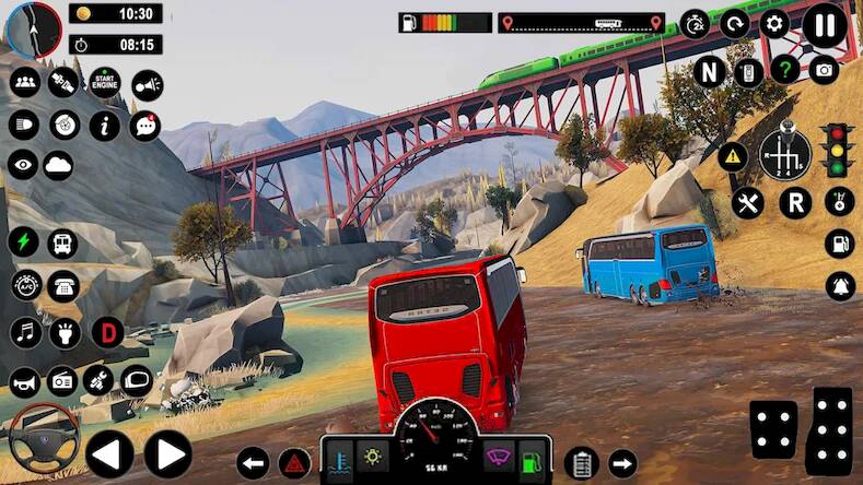 Скачать взломанную Offroad Racing in Bus Game [Мод меню] MOD apk на Андроид