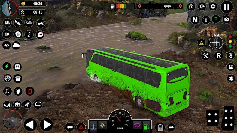Скачать взломанную Offroad Racing in Bus Game [Мод меню] MOD apk на Андроид