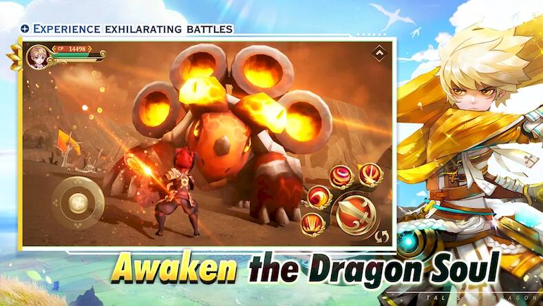 Скачать взломанную Tales of Dragon - Fantasy RPG [Много денег] MOD apk на Андроид