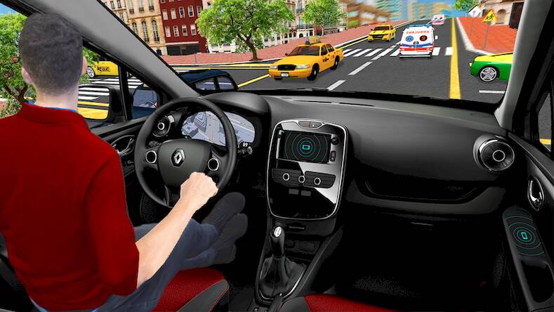 Скачать взломанную Taxi Games Driving Car Game 3D [Бесплатные покупки] MOD apk на Андроид