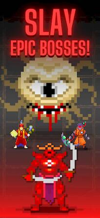 Скачать взломанную Dunidle: 8-битная ролевая игра [Мод меню] MOD apk на Андроид