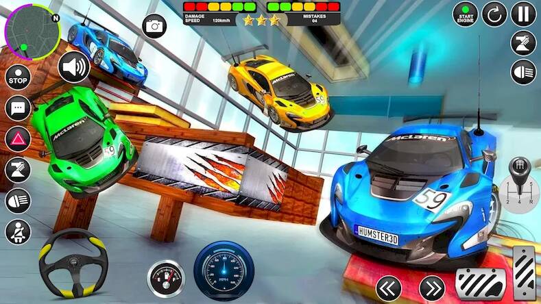 Скачать взломанную Toy Car Stunts GT Racing Games [Бесплатные покупки] MOD apk на Андроид