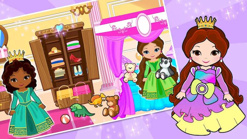 Скачать взломанную Бумага Принцесса - Кукла Замок [Бесплатные покупки] MOD apk на Андроид