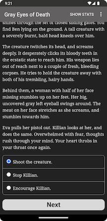 Скачать взломанную Grey Eyes of Death [Бесплатные покупки] MOD apk на Андроид