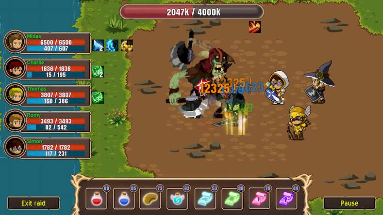 Скачать взломанную Epic Raiders - Old School RPG [Мод меню] MOD apk на Андроид