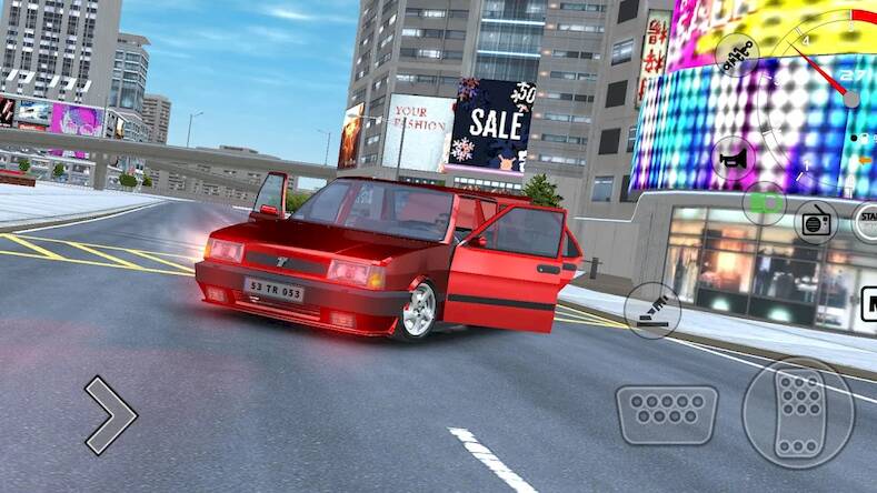 Скачать взломанную Street Car Simulation [Бесплатные покупки] MOD apk на Андроид