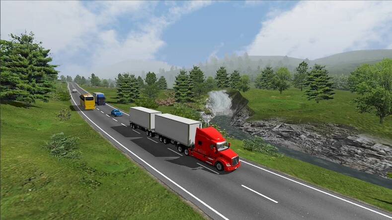Скачать взломанную Universal Truck Simulator [Много денег] MOD apk на Андроид