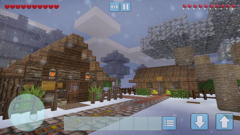 Скачать взломанную Winter Craft: Exploration & Su [Мод меню] MOD apk на Андроид