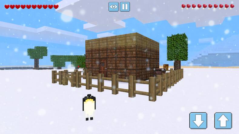 Скачать взломанную Winter Craft: Exploration & Su [Мод меню] MOD apk на Андроид