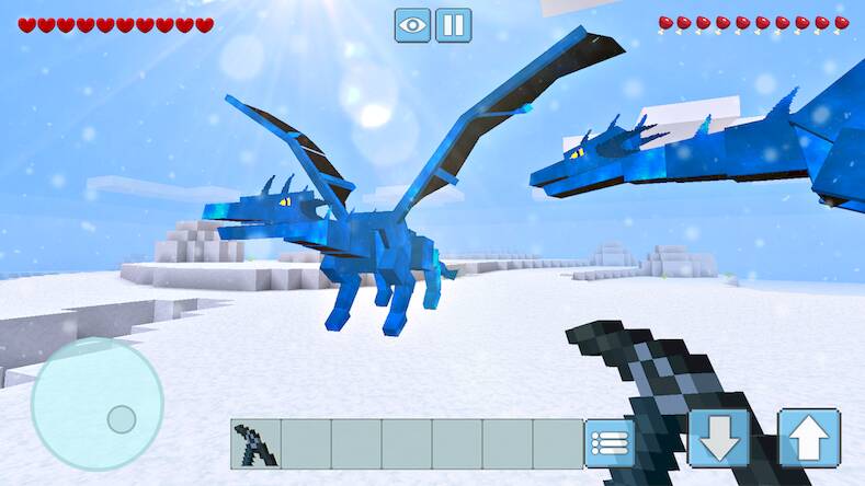 Скачать взломанную Winter Craft: Exploration & Su [Мод меню] MOD apk на Андроид