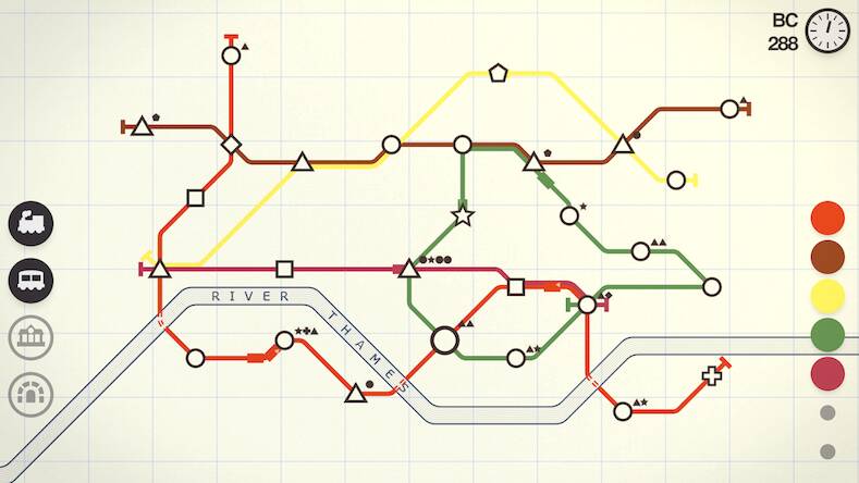 Скачать взломанную Mini Metro [Много монет] MOD apk на Андроид
