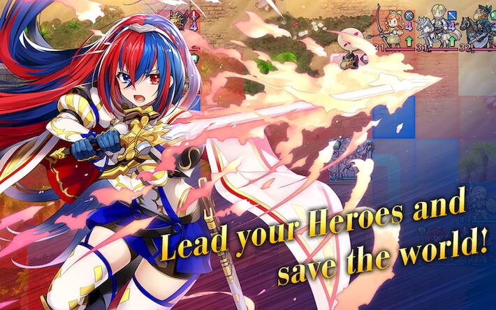 Скачать взломанную Fire Emblem Heroes [Много монет] MOD apk на Андроид